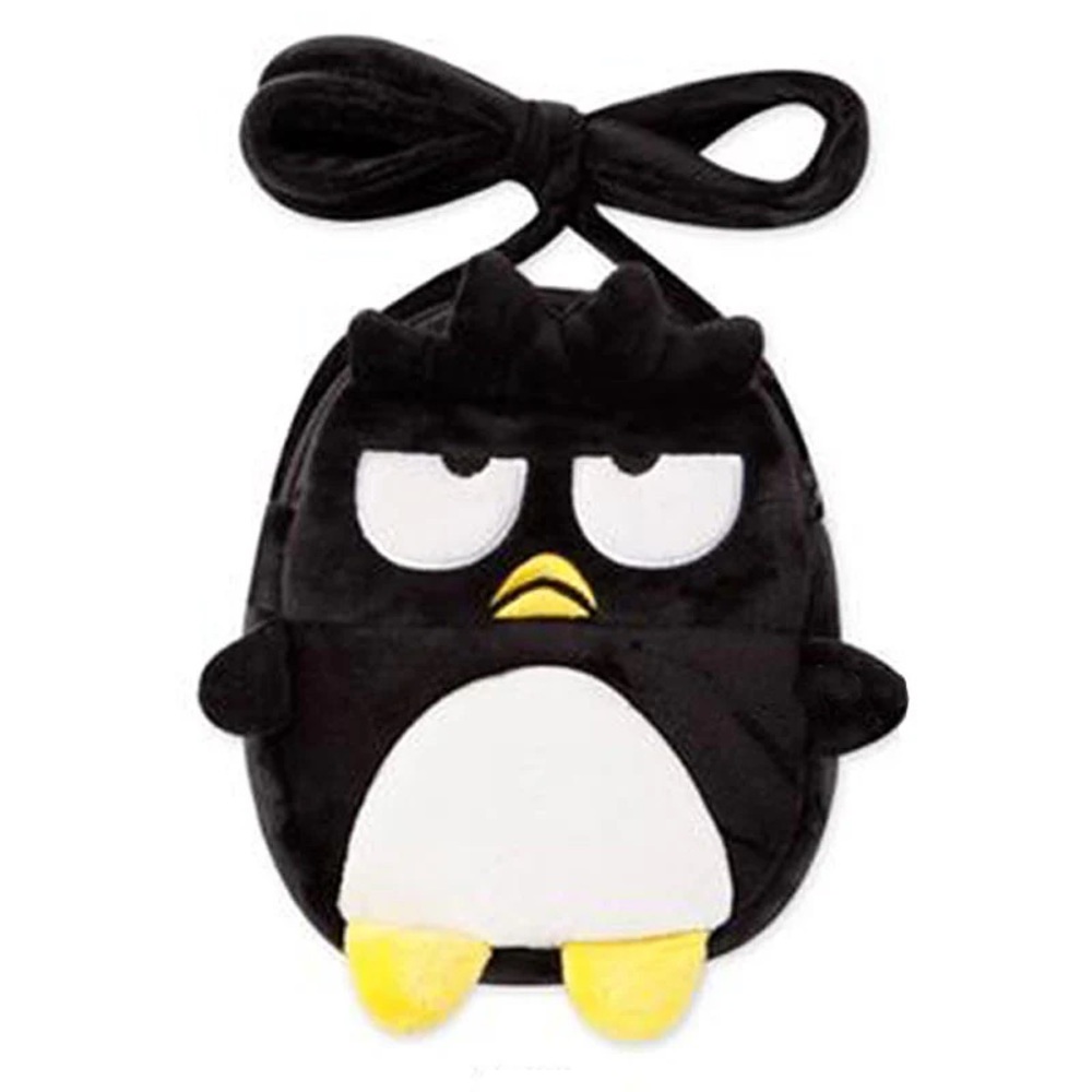 Sanrio Japan Badtz Maru Black White Felt Penguin Crossbody Bag Cute Kawaii